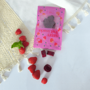 Braškių, medaus ir obuolių juostelės Braškių, medaus ir obuolių juostelės Vaisių juostelės